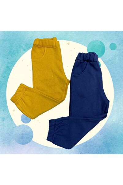 bediş baby clothes 2’li iki iplik Şardonlu çocuk ve bebek eşofman altı