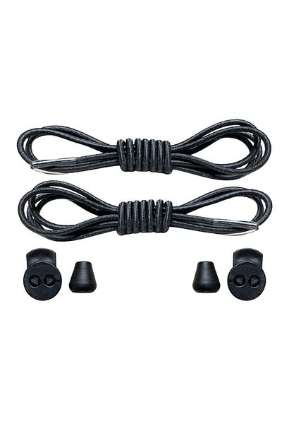 YeferStore Practical Elastic Smart Laces - Sports, Children, Classic and Boot Laces, Black 1 Pair