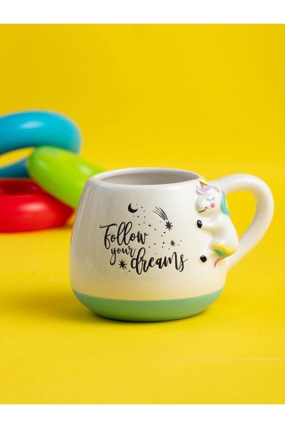 LC Waikiki Lcw Home Ceramic Mug - Mixed Printed Slogan