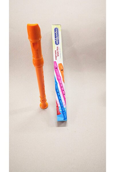 Helvacıoğlu Soprano Blok Flüt Turuncu