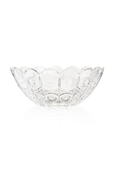 İpek Transparent Silk Amber Glass Bowl - 12.5 cm