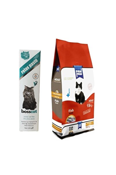Paw Paw Balıklı Yetişkin Kedi Maması 15 kg + Destek Malt