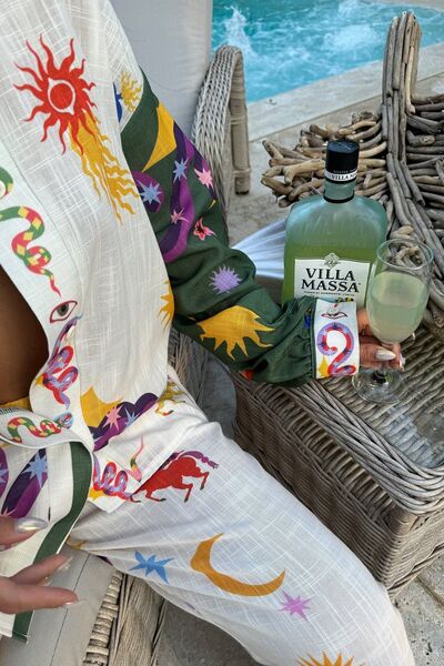 Eyyo Ate-1238 Bernis Patterned Linen Set