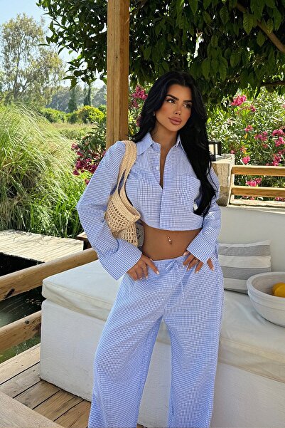 Eyyo Mavipolina Ate-1159 Gingham Set