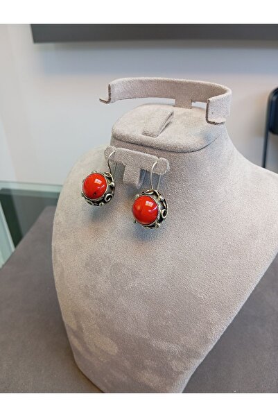 Gümüşhanesi Doğal taşlı gümüş küpe