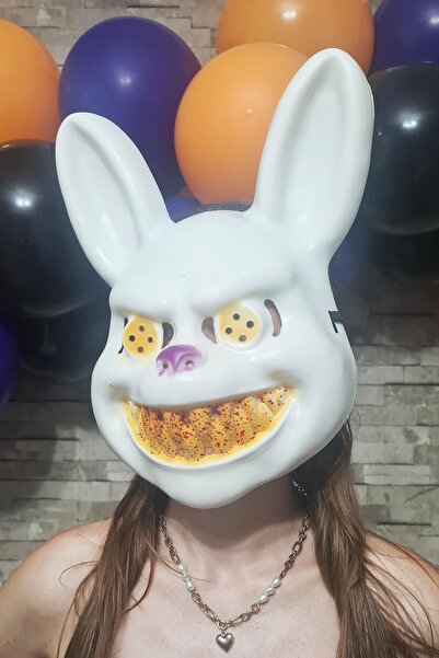 PEKSHOP White Rabbit Scary Mask - Halloween Halloween Killer Rabbit Witches