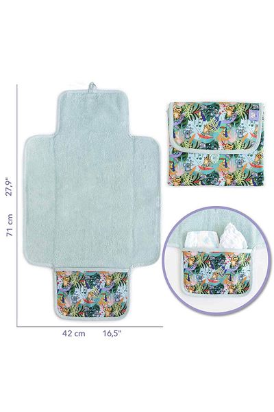 Milk & Moo Milk&Moo Jungle Friends Baby Diaper Changing Pad