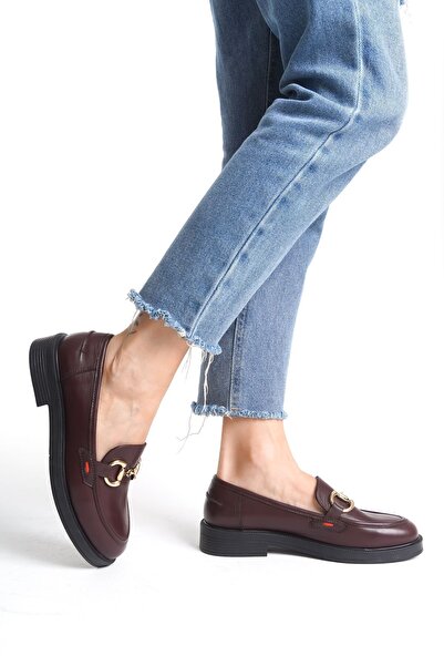 ERNİLA Ernila Shoes - Жіночі лофери з натуральної шкіри з пряжкою