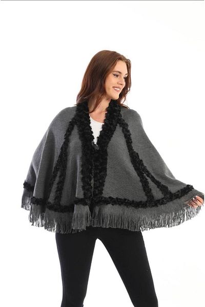 eslem butik Mother Winter Poncho