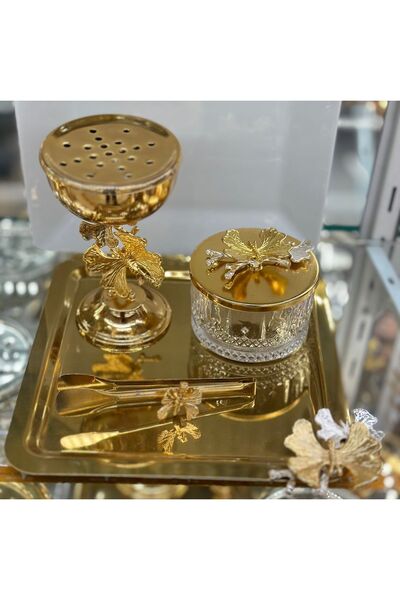 DUKKANI ISTANBUL Buhurdanlık Takımı Kelebekli