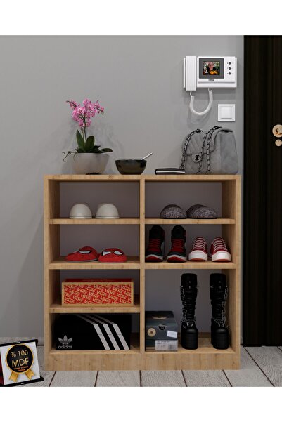 KONAK EV EŞYALARI Borja Ayakkabılık,MDF,Çok Amaçlı Dolap,Portmanto,Kolay Kurulum