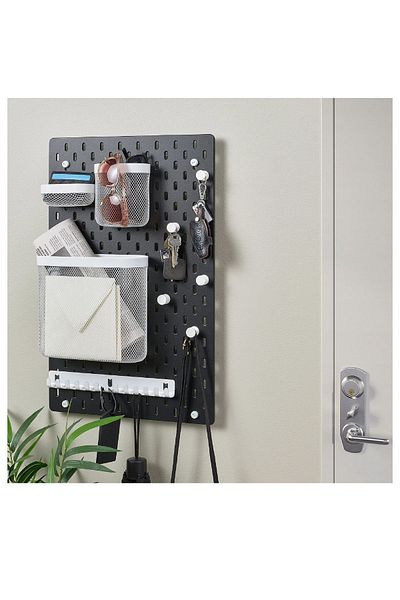 IKEA Skadis Black Multifuncional Pano - 36X56 cm Pegboard