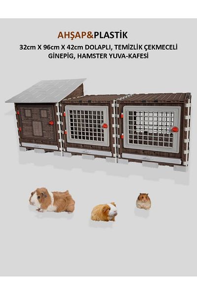 Leganest Ginepig Hamster Cage - Dwarf Rabbit Chick Quail Reptile Cage Nest