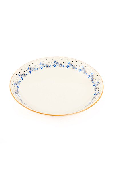 Tulü Porselen Tulu Porcelain Robi Pit Dinner Plate - Colorful - 19 cm