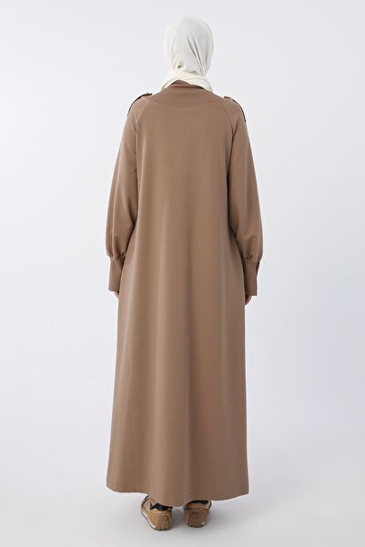 ALLDAY Φόρεμα επωμίδας με βαμβακερά μανίκια βιζόν