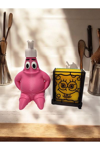 Maflen Dish Sponge Holder Sponge Holder and Soap Dish Kitchen Set of 2