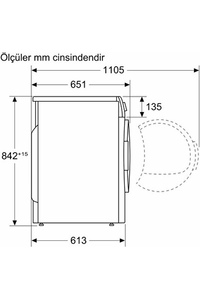 Profilo Km8611htr Çamaşır Kurutma Makinesi