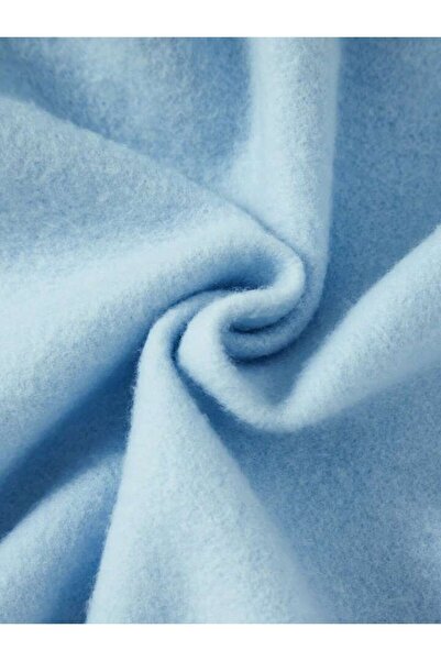 GLOWES Çocuk Unisex 3 Iplik Pamuklu Sırt Kelebek Baskılı Oversize Kapşonlu Sweatshirt