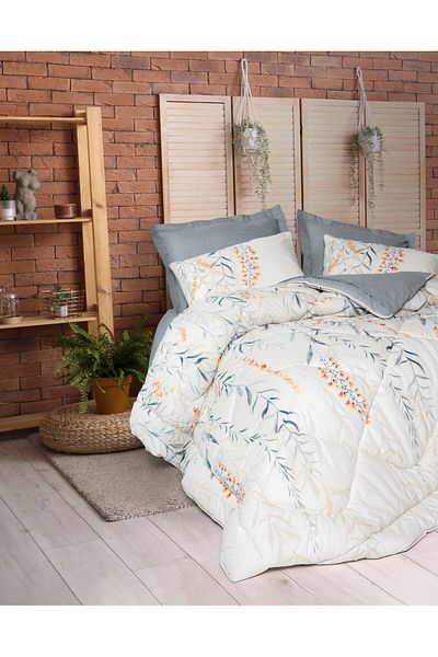 Cotton Box Hiedra Indigo Single Sleeping Set