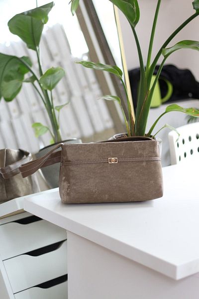Moom Bag Women's Mink Soft Texture Antique Patterned Shoulder Bag