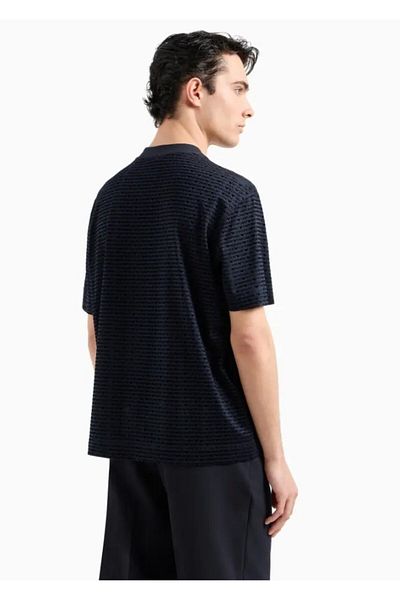 Emporio Armani Ανδρικό μπλουζάκι με χαλαρή εφαρμογή με λογότυπο μάρκας - 6D1TD5 1JOSZ-0920