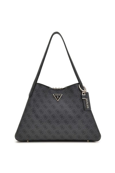 Guess Black Shoulder Bag with Zipper and Logo Detail Hwsg95 07220-Clo