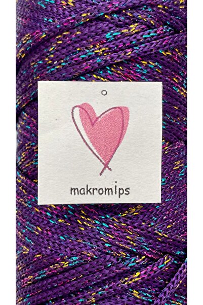Makromİps Premium Polyester - 100g Φωτεινό Μακραμέ Σχοινί Χόμπι Πλεκτή Τσάντα, 1η Ποιότητα Sula