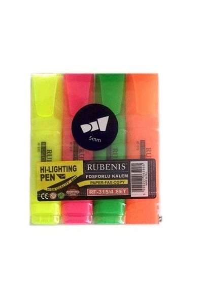 Rubenis 4-Piece Highlighter Set