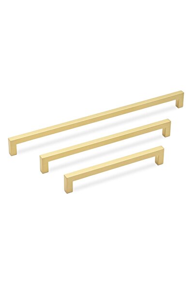 System 7341 Modern Kulp Mat Altın Renk 224 mm