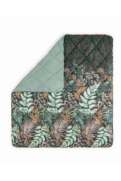 Cotton Box Cuvernă dublă din catifea Clorasa Mint 195x215 cm
