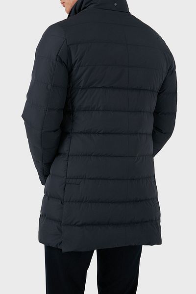 MONTECORE Men's Stand Collar Logo Regulat Fit Lined Coat - F07Mucx505 268 89