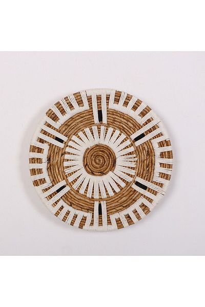 Mylamp Aspendos 40x9 cm Διάμετρος - Φυσικό Πιάτο Τοίχου Abaka