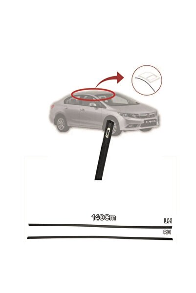 NS Nilser Auto Parts Honda FB7 Civic Tavan Çıta Sağ Sol 2012-2015