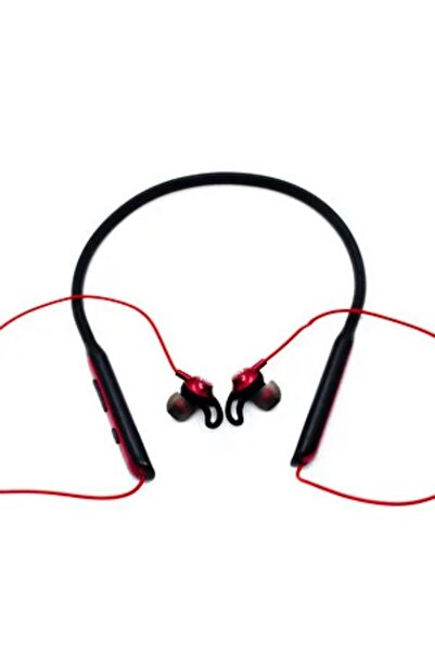 micromir KIRMIZI BOYUN ASKILI MIKNATISLI BLUETOOTH SPOR KULAK İÇİ