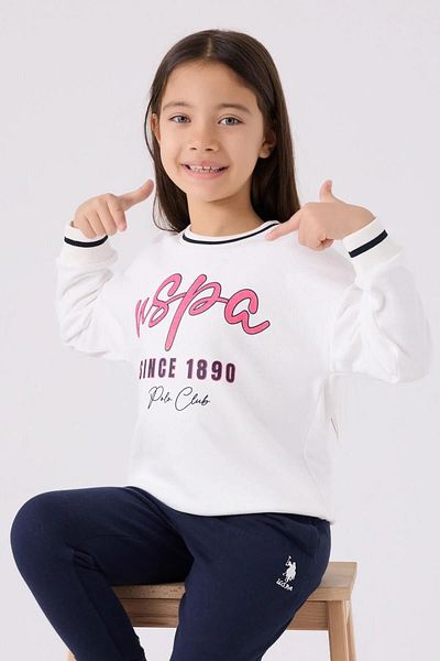 U.S. Polo Assn. Η.Π.Α. Polo Assn. Σετ φόρμας για κορίτσια - ύφασμα με 3 κλωστές