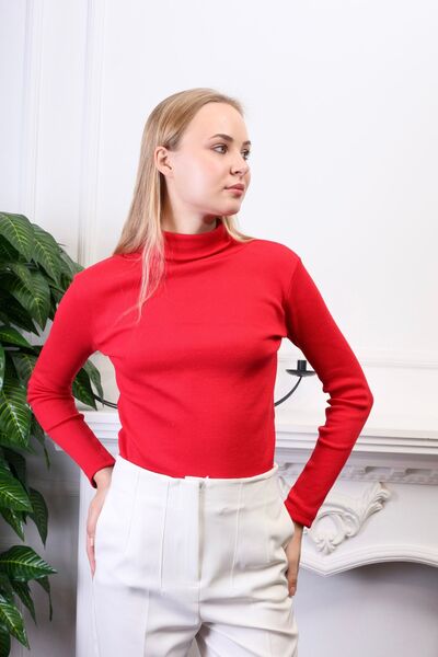 CATSPY Kadın Lycra Boğazlı Triko Kazak