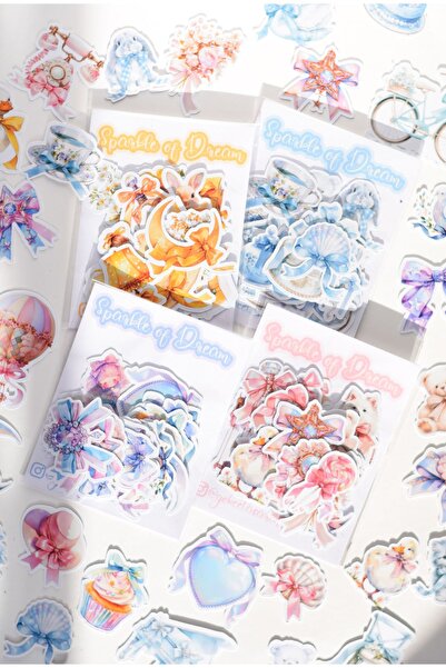 sticker Sparkle of Dream Serisi 4 Set Sticker *64 Adet*