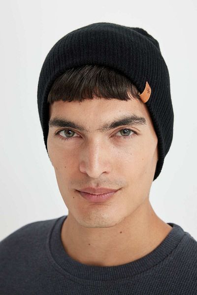 DeFacto Men's Basic Plain Knitwear Beret R6055Az24Wn