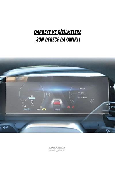 UniqAnatolia Renault Megane E-Tech 2022-2023 Instrument Panel Compatible Nano Screen Protector