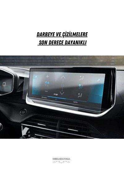 UniqAnatolia Peugeot 2008 10 Inch 2019 2020 Multimedia Compatible Nano Screen Protector