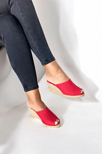 Y&D Shoes صندل بكعب عريض من الكتان etudiant (Gx9688)