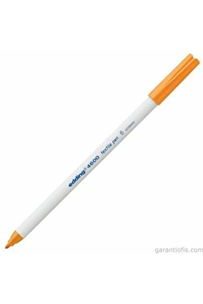 Edding 4600 Turuncu Kumaş Boyama Kalemi (T-SHİRT/TEKSTİL PEN)