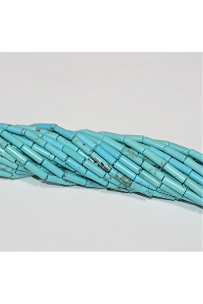 RLX BUJİTERİ 30 Τεμάχια Περιέχουν Τυρκουάζ Κύλινδρο Φυσική Πέτρα 1 Σειρά