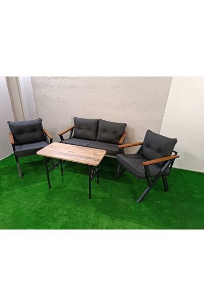 Store Metal Çay Seti,bahçe, Balkon, Cafe Koltuk Takımı 2 1 1 Masa