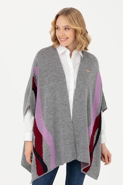U.S. Polo Assn. Γυναικεία Πλεκτά Ζακέτα Poncho