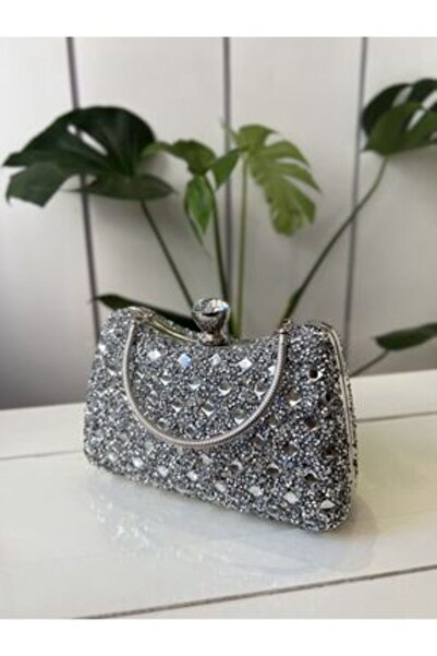 NOVAFACE Std Silver Stone Double-Way Women's Evening Dress Bag Classic