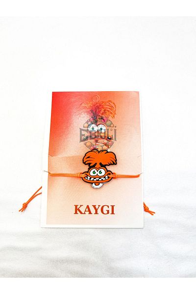 Ebruli Boncuk Children's Bracelet Accessory Jewelry - Joy, Anger, Delusion, Anxiety, Sadness, Horror Character (1 Piece)