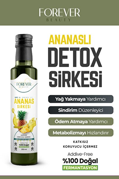 Forever Beauty Doğal Kinoa Tohumu Ananas Içeren Detox Form Sirkesi