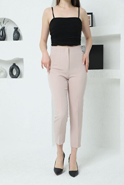 canan Skinny Leg Crepe Trousers