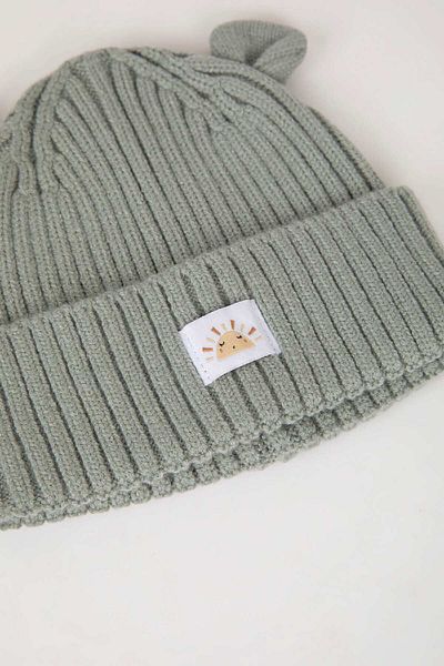 DeFacto Baby Boy Knitted Beanie with Ears C8595A524Wn